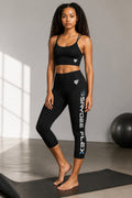 Performance Capri Leggings - Black