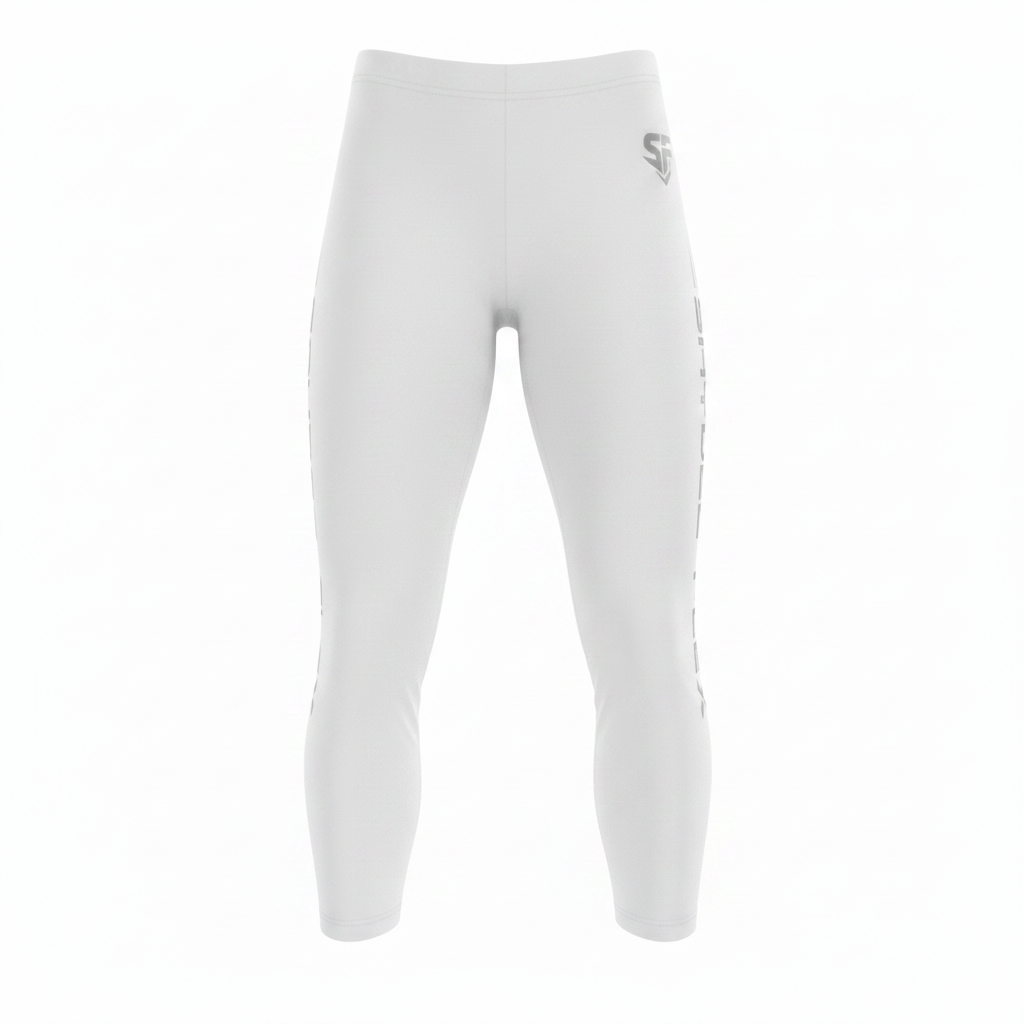 Saydee Flex Performance Capri Leggings - Sky White