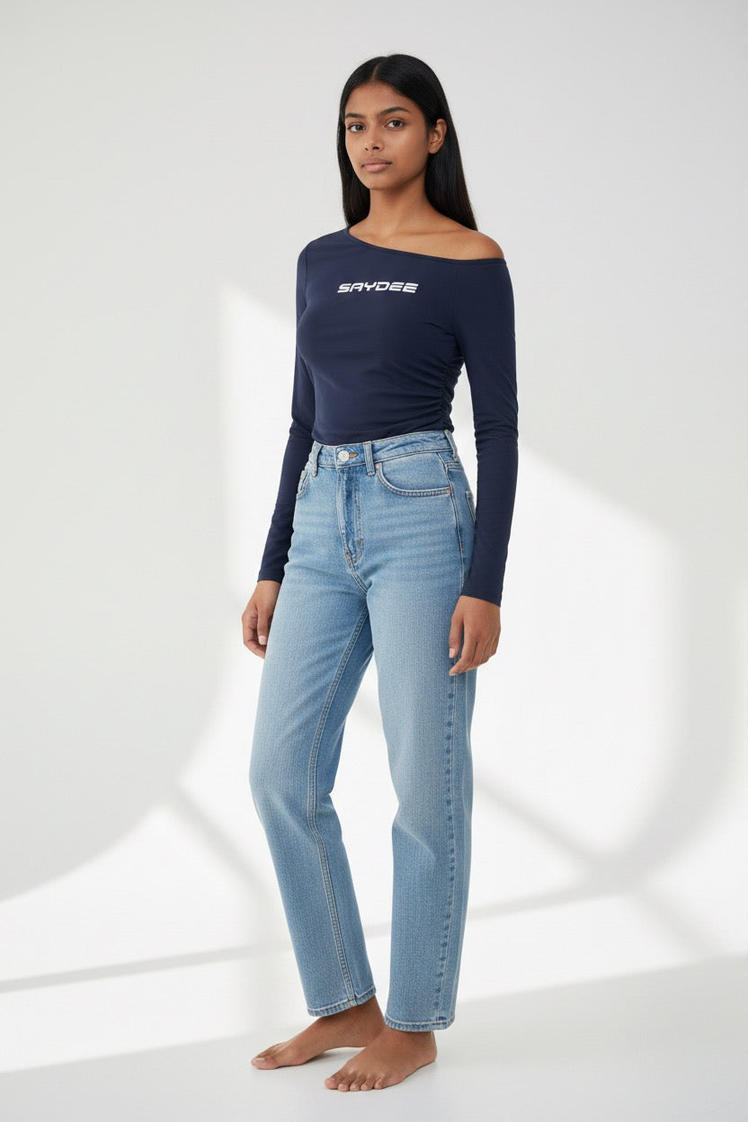 Saydee Flex Women’s Essential Off-the-Shoulder Long Sleeve