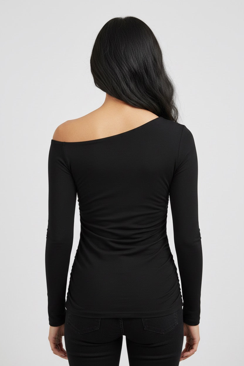Saydee Flex Women’s Essential Off-the-Shoulder Long Sleeve