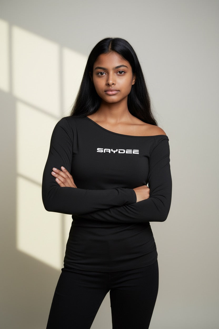 Saydee Flex Women’s Essential Off-the-Shoulder Long Sleeve