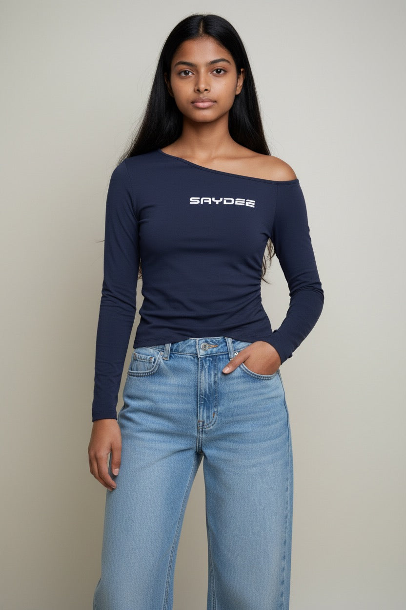 Saydee Flex Women’s Essential Off-the-Shoulder Long Sleeve