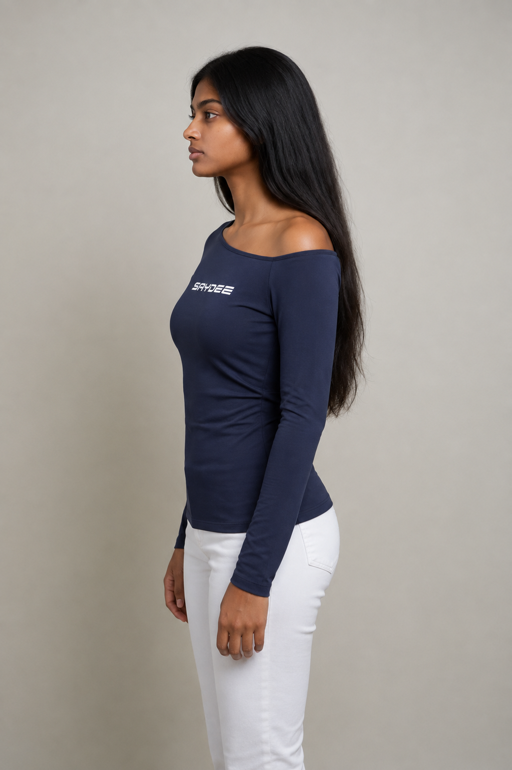 Saydee Flex Women’s Essential Off-the-Shoulder Long Sleeve