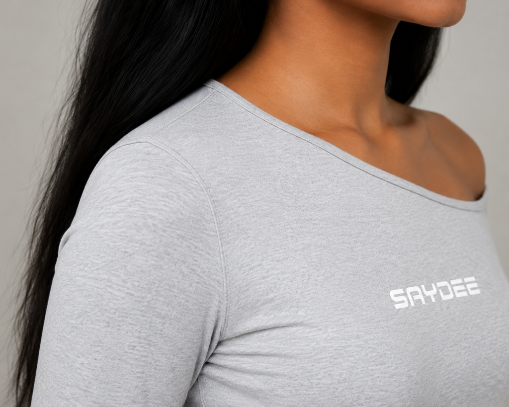 Saydee Flex Women’s Essential Off-the-Shoulder Long Sleeve