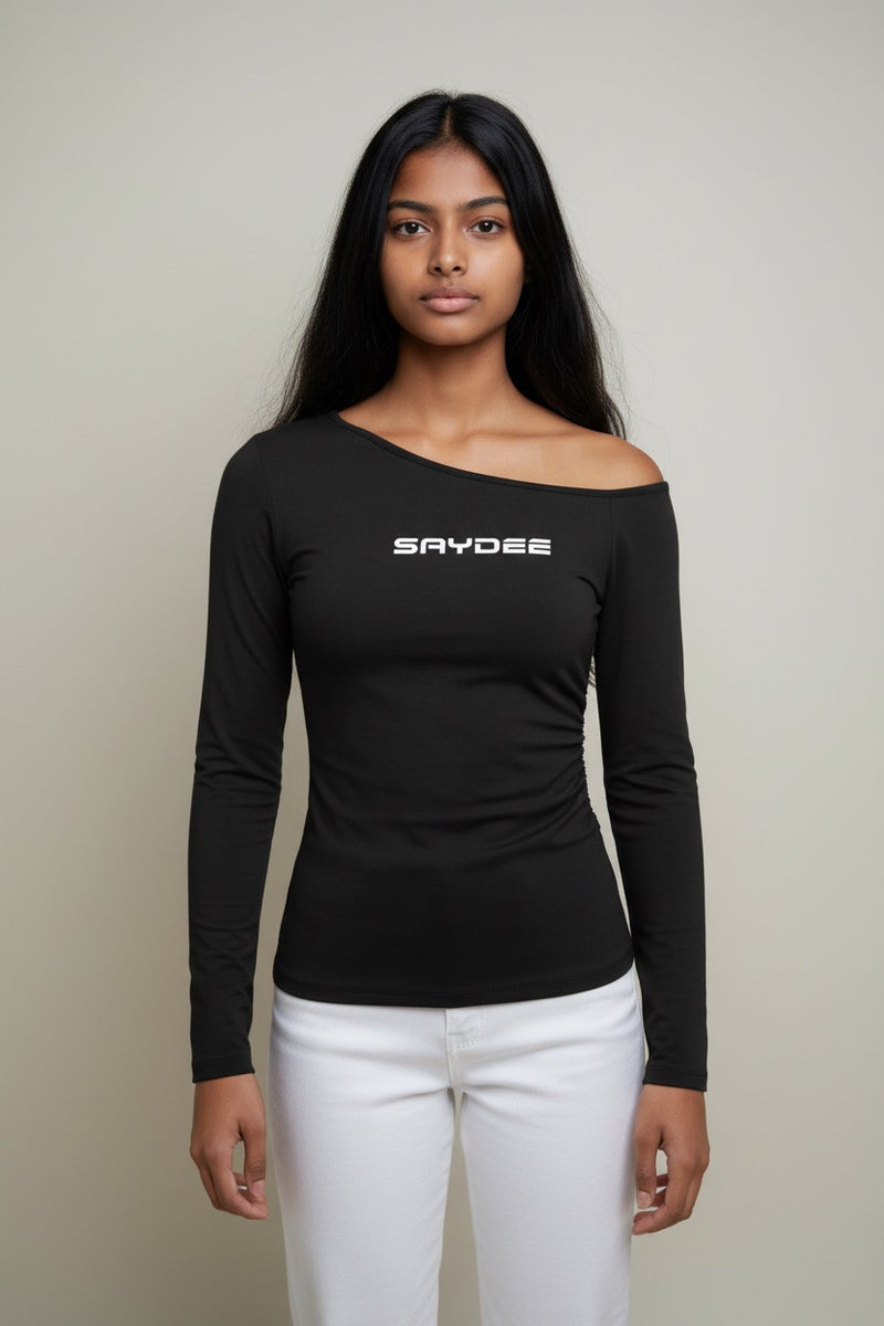 Saydee Flex Women’s Essential Off-the-Shoulder Long Sleeve