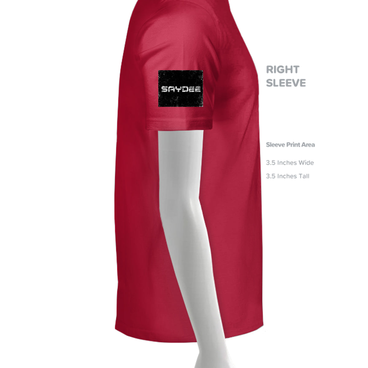 SOLID RED BLEND - 1010BE - SLEEVE_RIGHT